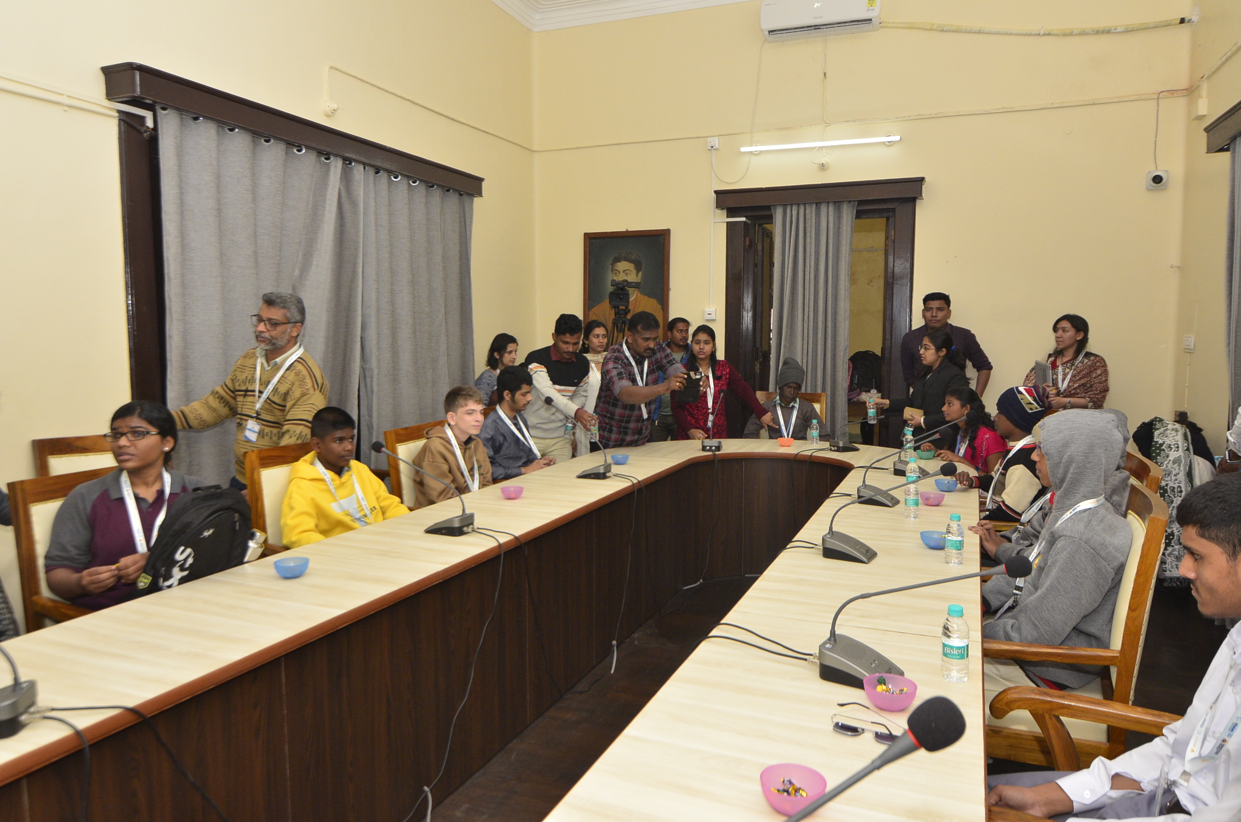 Students in STEM learning session